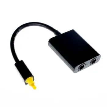 Zihan Dual Port Toslink Digitální Optický Audio Splitter Adaptér Optický Audio Kabel Obrázek