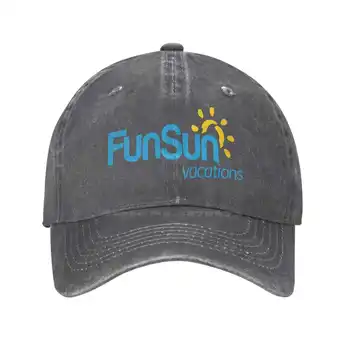 Zábavu, Slunce, Dovolené, Kvalitní Logo Denim cap kšiltovka Pletená čepice Obrázek